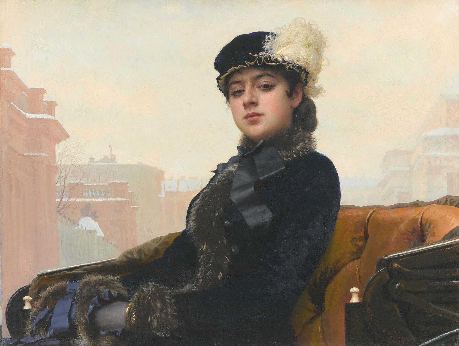 Иван Крамской. Неизвестная. 1883. Государственная Третьяковская галерея, Москва