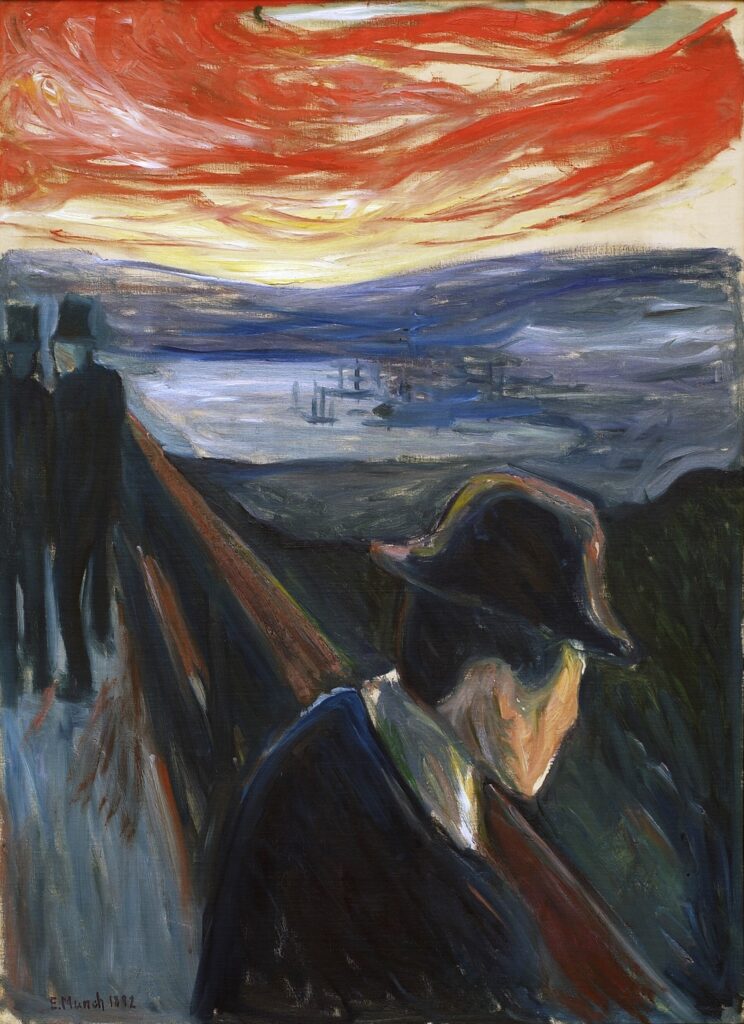 «Отчаяние», Эдвард Мунк, 1892